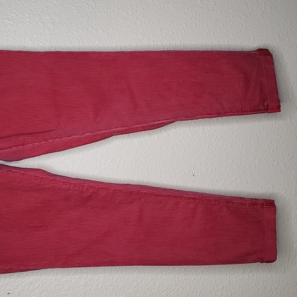 AG Adriano Goldschmied Stilt Roll-Up Cigarette Roll-up Pin Stripe Pants Size 27 - Picture 4 of 16